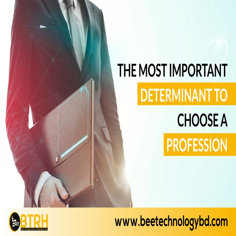 The Most Important Determinant to Choose a Profession